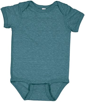 Rabbit Skins Infant Harborside Melange Jersey Bodysuit